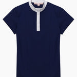 Hannah Childs Rachel Ruffle Short Sleeve Show Shirt - Hannah Childs Lifestyle - Equiluxe Tack