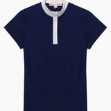 Hannah Childs Rachel Ruffle Short Sleeve Show Shirt - Hannah Childs Lifestyle - Equiluxe Tack