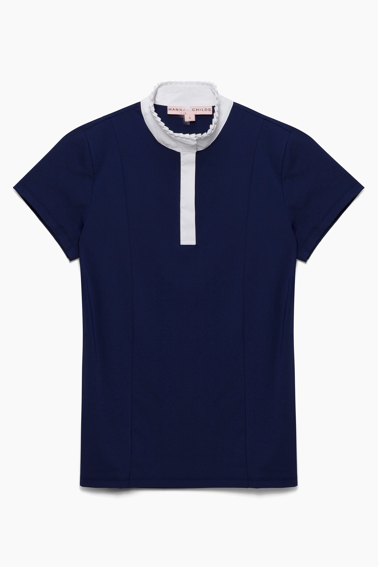 Hannah Childs Rachel Ruffle Short Sleeve Show Shirt - Hannah Childs Lifestyle - Equiluxe Tack