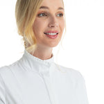 Hannah Childs Rachel Ruffle Short Sleeve Show Shirt - Hannah Childs Lifestyle - Equiluxe Tack