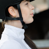 Hannah Childs Shelby Ruffle Long Sleeve Show Shirt - Hannah Childs Lifestyle - Equiluxe Tack