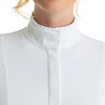 Hannah Childs Shelby Ruffle Long Sleeve Show Shirt - Hannah Childs Lifestyle - Equiluxe Tack