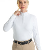 Hannah Childs Shelby Ruffle Long Sleeve Show Shirt - Hannah Childs Lifestyle - Equiluxe Tack