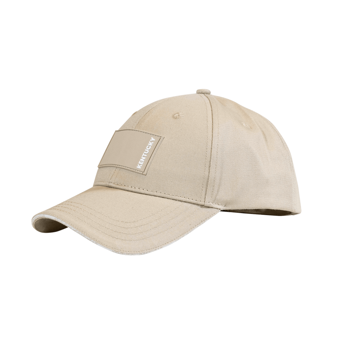 Kentucky Horsewear Baseball Cap Rubber Logo - Beige - Kentucky Horsewear - Equiluxe Tack