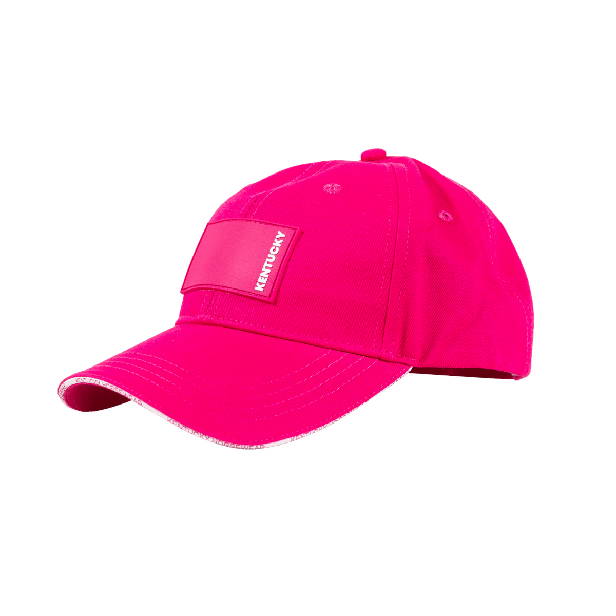 Kentucky Horsewear Baseball Cap Rubber Logo - Pink - Kentucky Horsewear - Equiluxe Tack