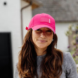 Kentucky Horsewear Baseball Cap Rubber Logo - Pink - Kentucky Horsewear - Equiluxe Tack