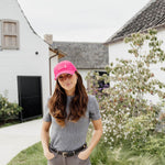 Kentucky Horsewear Baseball Cap Rubber Logo - Pink - Kentucky Horsewear - Equiluxe Tack