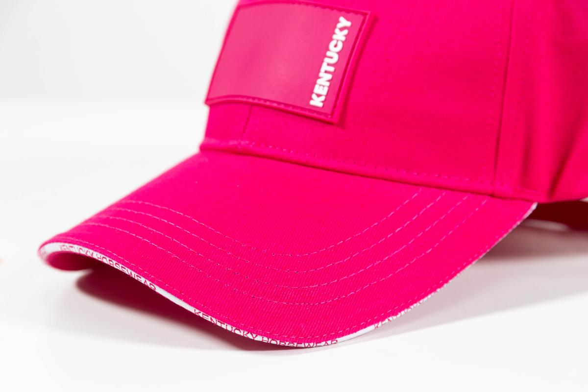 Kentucky Horsewear Baseball Cap Rubber Logo - Pink - Kentucky Horsewear - Equiluxe Tack