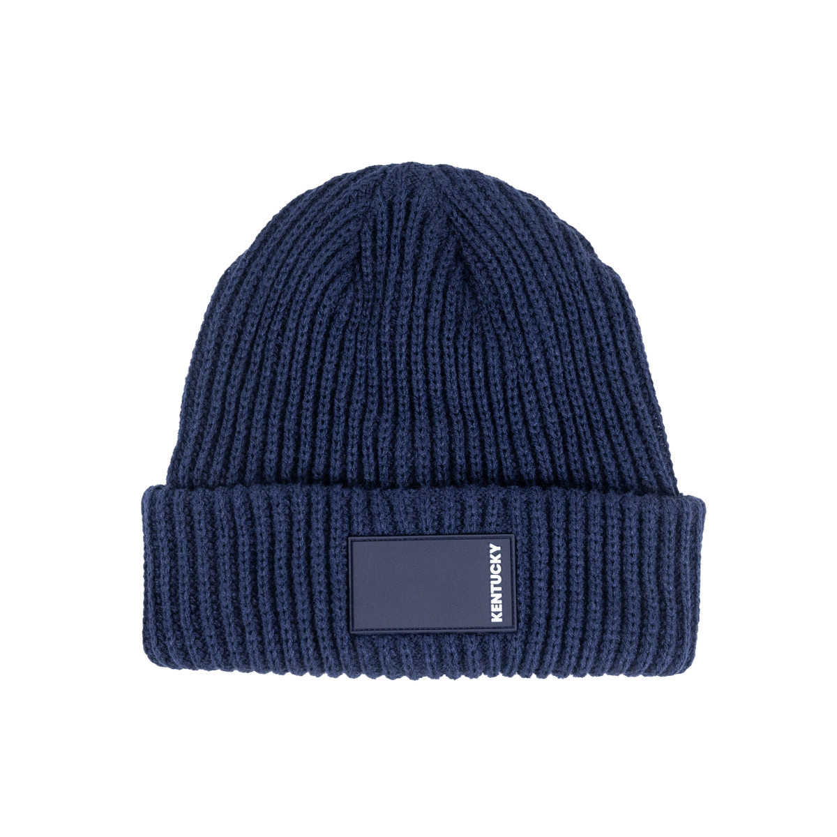 Kentucky Horsewear Beanie Rubber Logo - Navy - Kentucky Horsewear - Equiluxe Tack