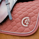 Kentucky Horsewear Saddle Pad 3D Logo Onion Quilt Jumping - Fuchsia - Kentucky Horsewear - Equiluxe Tack