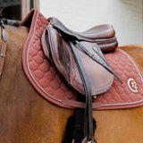 Kentucky Horsewear Saddle Pad 3D Logo Onion Quilt Jumping - Fuchsia - Kentucky Horsewear - Equiluxe Tack