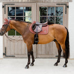 Kentucky Horsewear Saddle Pad 3D Logo Onion Quilt Jumping - Fuchsia - Kentucky Horsewear - Equiluxe Tack