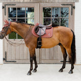 Kentucky Horsewear Saddle Pad 3D Logo Onion Quilt Jumping - Fuchsia - Kentucky Horsewear - Equiluxe Tack