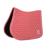 Kentucky Horsewear Saddle Pad 3D Logo Onion Quilt Jumping - Fuchsia - Kentucky Horsewear - Equiluxe Tack