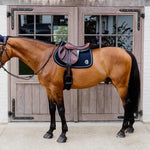 Kentucky Horsewear Saddle Pad 3D Logo Onion Quilt Jumping - Navy - Kentucky Horsewear - Equiluxe Tack