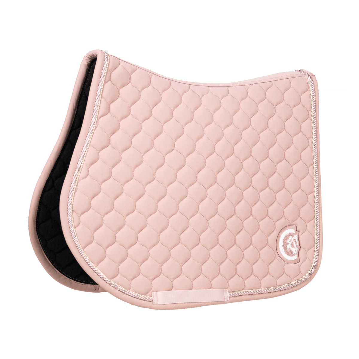 Kentucky Horsewear Saddle Pad 3D Logo Onion Quilt Jumping - Old Rose - Kentucky Horsewear - Equiluxe Tack