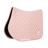 Kentucky Horsewear Saddle Pad 3D Logo Onion Quilt Jumping - Old Rose - Kentucky Horsewear - Equiluxe Tack