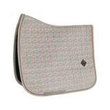 Kentucky Horsewear Saddle Pad Pied De Poule Dressage - Beige - Kentucky Horsewear - Equiluxe Tack