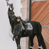 Kentucky Horsewear Saddle Pad Pied De Poule Dressage - Black - Kentucky Horsewear - Equiluxe Tack