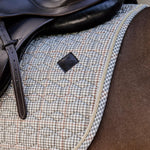 Kentucky Horsewear Saddle Pad Pied De Poule Jumping - Beige - Kentucky Horsewear - Equiluxe Tack