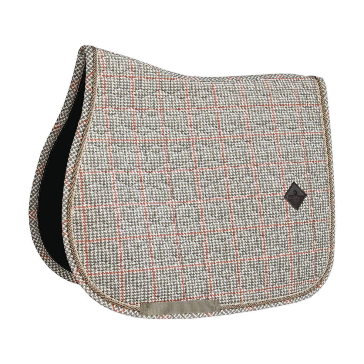 Kentucky Horsewear Saddle Pad Pied De Poule Jumping - Beige - Kentucky Horsewear - Equiluxe Tack
