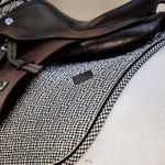Kentucky Horsewear Saddle Pad Pied De Poule Jumping - Black - Kentucky Horsewear - Equiluxe Tack