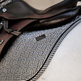 Kentucky Horsewear Saddle Pad Pied De Poule Jumping - Black - Kentucky Horsewear - Equiluxe Tack