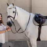 Kentucky Horsewear Saddle Pad Pied De Poule Jumping - Brown - Kentucky Horsewear - Equiluxe Tack