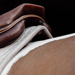 Kentucky Horsewear Skin Friendly Saddle Pad Velvet Jumping - Beige - Kentucky Horsewear - Equiluxe Tack