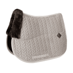 Kentucky Horsewear Skin Friendly Saddle Pad Velvet Jumping - Beige - Kentucky Horsewear - Equiluxe Tack