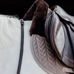 Kentucky Horsewear Skin Friendly Saddle Pad Velvet Jumping - Beige - Kentucky Horsewear - Equiluxe Tack