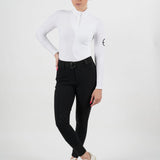 LENNA Ventilated Show Shirt Long Sleeve Sunshirt - White - Equestrian Club - Equiluxe Tack