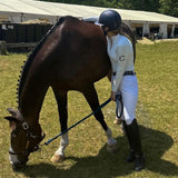 LENNA Ventilated Show Shirt Long Sleeve Sunshirt - White - Equestrian Club - Equiluxe Tack