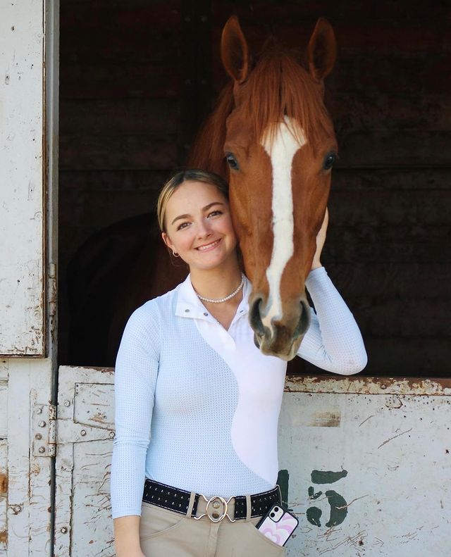 LIL' LENNA Kid's Ventilated Show Shirt Long Sleeve - Equestrian Club - Equiluxe Tack