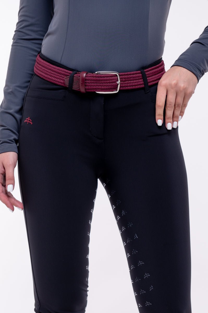 Makebe Italy Ladies Full Seat Silicone Petra Breeches - Grey, 42 - Makebe Italy - Equiluxe Tack