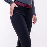 Makebe Italy Ladies Full Seat Silicone Petra Breeches - Grey, 42 - Makebe Italy - Equiluxe Tack