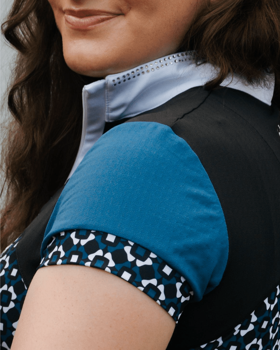 Novella Equestrian "The Sanceo" (Short Sleeve) Riding Shirt - Novella Equestrian - Equiluxe Tack