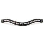 Paris Navette Crystal Patent Midline Browband - AB & Light Amethyst - Halter Ego® - Equiluxe Tack