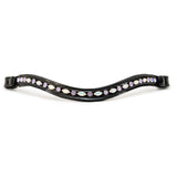 Paris Navette Crystal Patent Midline Browband - AB & Light Amethyst - Halter Ego® - Equiluxe Tack