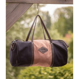 Pénélope Canvas Bowl Bag Large Model - Pink & Black - Pénélope - Equiluxe Tack