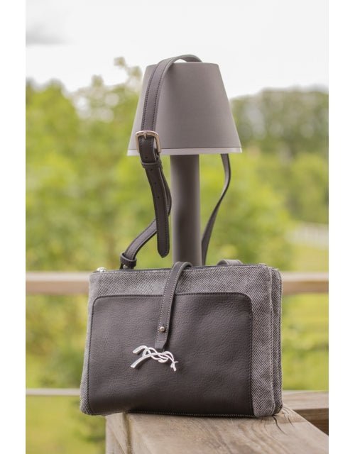 Pénélope Pablito Bag Large Model - Chevron & Black - Pénélope - Equiluxe Tack