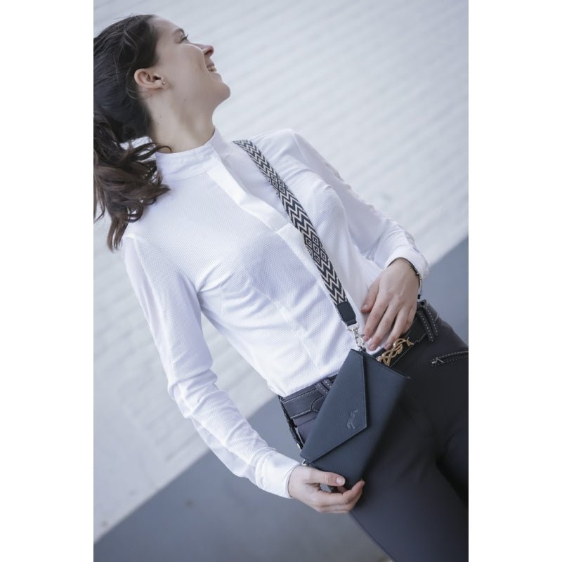 Pénélope Perforated New Phone Pocket - Navy - Pénélope - Equiluxe Tack