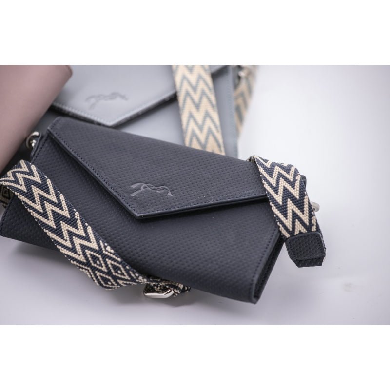 Pénélope Perforated New Phone Pocket - Navy - Pénélope - Equiluxe Tack