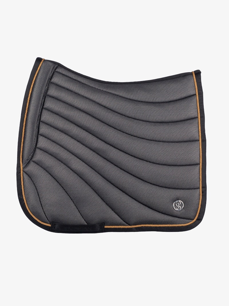 PS of Sweden Airflow Mesh Dressage Saddle Pad - Black - PS of Sweden - Equiluxe Tack