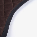 PS of Sweden Classic Corduroy Jump Saddle Pad - Coffee - PS of Sweden - Equiluxe Tack