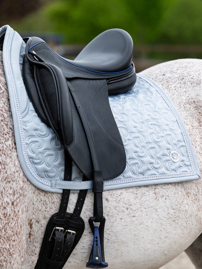 PS of Sweden Crystal Dressage Saddle Pad - Blue Whisper - PS of Sweden - Equiluxe Tack