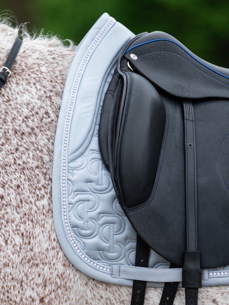 PS of Sweden Crystal Dressage Saddle Pad - Blue Whisper - PS of Sweden - Equiluxe Tack