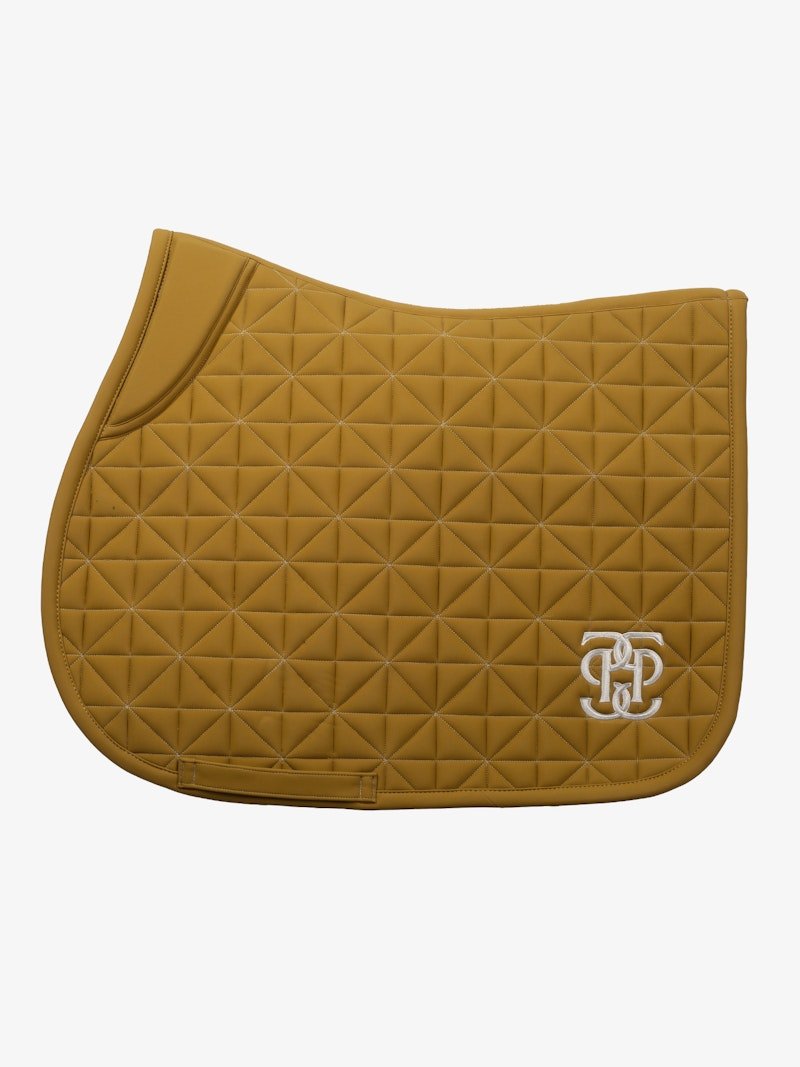 PS of Sweden Diamond Quilt Jumping Saddle Pad - Golden Brown - PS of Sweden - Equiluxe Tack