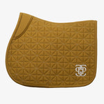 PS of Sweden Diamond Quilt Jumping Saddle Pad - Golden Brown - PS of Sweden - Equiluxe Tack