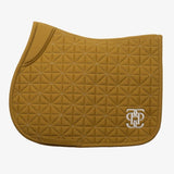 PS of Sweden Diamond Quilt Jumping Saddle Pad - Golden Brown - PS of Sweden - Equiluxe Tack